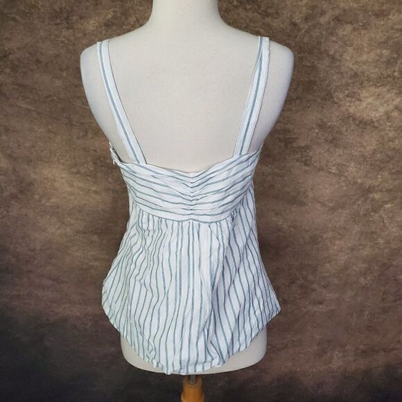 𝅺marc Jacobs Tank Top White Blue Stripe 6 - Picture 4 of 6
